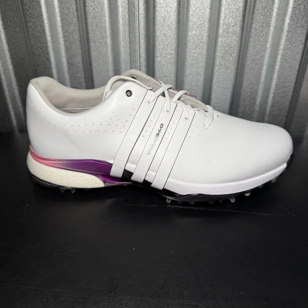 Adidas Tour 360 24 Boost Golf Shoes Cloud White Shadow IE3366 Men's Size 11.5